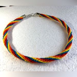 Handcrafted Hemp Cord Round Braid (8mm) Necklace